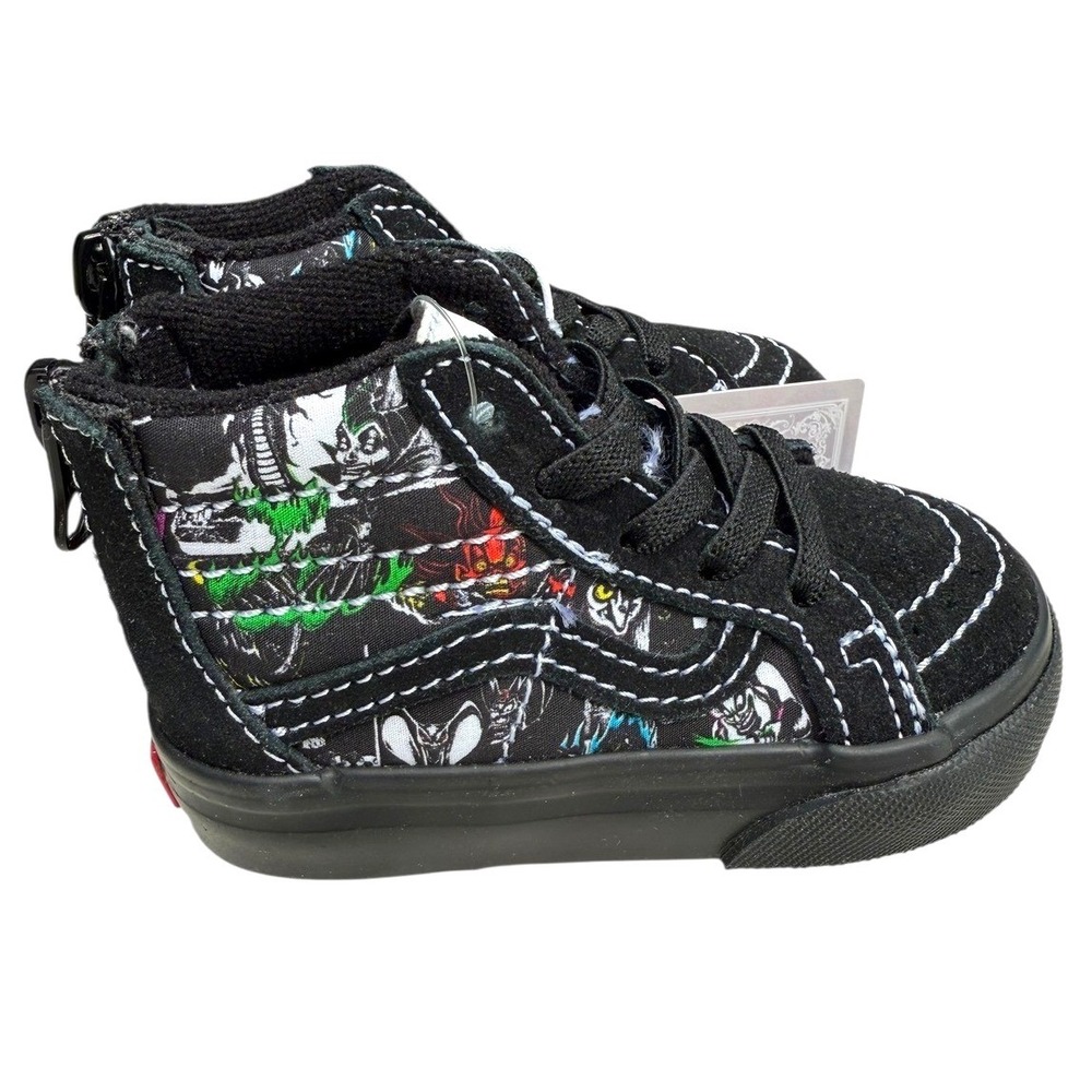 Disney Villains Vans Sk8-Hi Zip Toddler 4C Shoes Mickey Mouse 100th Anniversary